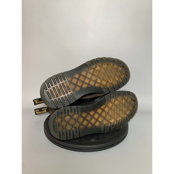 Womens Dr. Martens Zavala Leather Combat Boots Size 5 Black - Picture 5 of 6